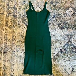 Corset Midi Sweater Dress